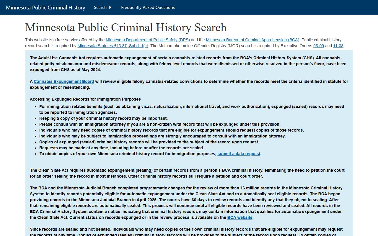 Clearwater County criminal court records Minnesota public criminal history search