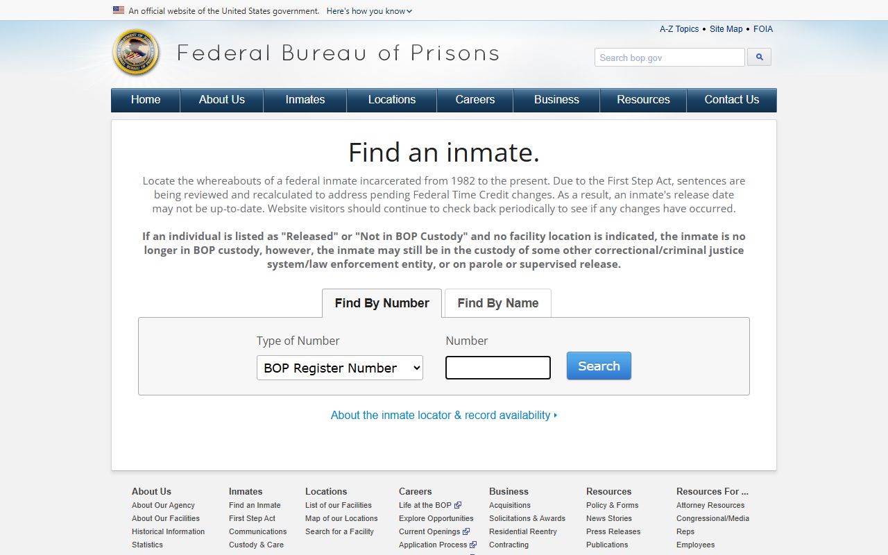 Clearwater County inmate records compared with federal inmate locator